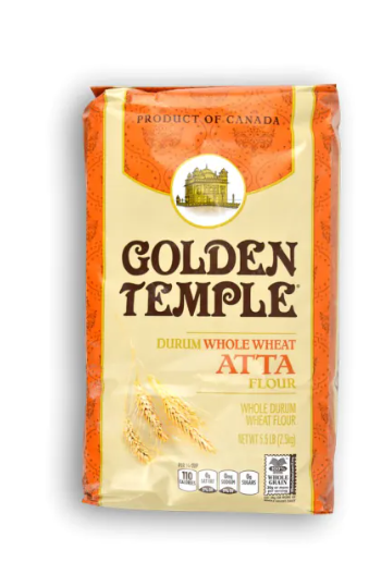 GOLDEN TEMPLE Durum Whole Wheat Atta Flour